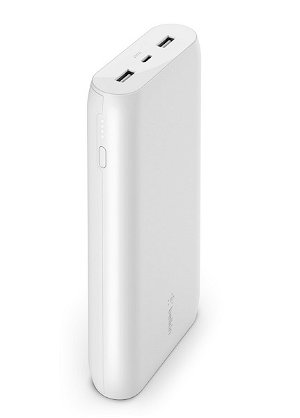 Belkin BoostUP Charge 20000mAh Dual USB-A Powerbank - White