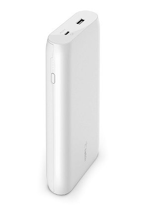 Belkin BoostUP Charge 20000mAh USB-C & USB-A Powerbank - White