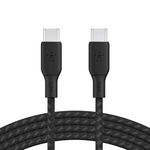 Belkin BOOSTCHARGE 2m USB-C to USB-C Cable with 100W Charging Power - Black