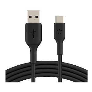 Belkin BoostUP Charge 2m USB-C to USB-A Duratek Charge & Sync Cable - Black