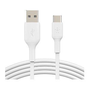 Belkin BoostUP Charge 2m USB-C to USB-A Duratek Charge & Sync Cable - White
