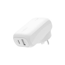 view Belkin BoostCharge 42W Dual Wall Charger - White