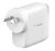 Belkin BoostUP Charge Dual USB-C 68W Wall Charger with GaN Technology - White