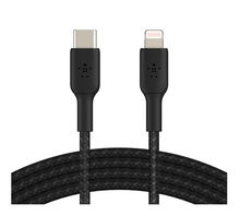 view Belkin BoostUP Charge 2m USB-C to Lightning Braided Charge & Sync Cable - Black