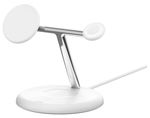 Belkin BoostCharge Pro 3-in-1 15W Magnetic Wireless Charging Stand with Qi2 - White - SPECIAL PRICE OFFER