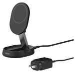 Belkin BoostCharge Pro 15W Convertible Magnetic Wireless Charging Stand with Qi2 - Black