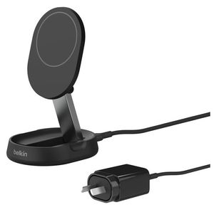 Belkin BoostCharge Pro 15W Convertible Magnetic Wireless Charging Stand with Qi2 - Black