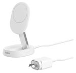 Belkin BoostCharge Pro 15W Convertible Magnetic Wireless Charging Stand with Qi2 - White - SPECIAL PRICE OFFER