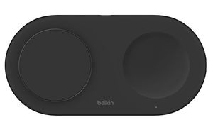 Belkin BoostCharge Pro 2-in-1 Magnetic Wireless Charging Pad with Qi2 - Black - SPECIAL PRICE OFFER