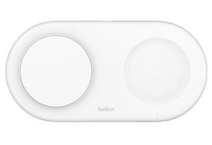 Belkin BoostCharge Pro 2-in-1 Magnetic Wireless Charging Pad with Qi2 - White