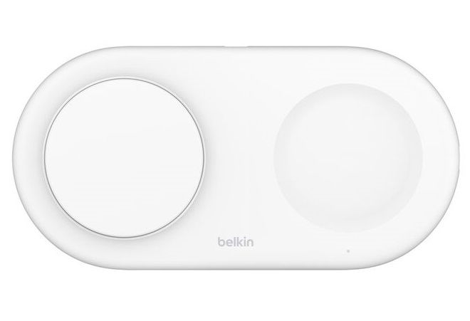 Belkin BoostCharge Pro 2-in-1 Magnetic Wireless Charging Pad with Qi2 - White