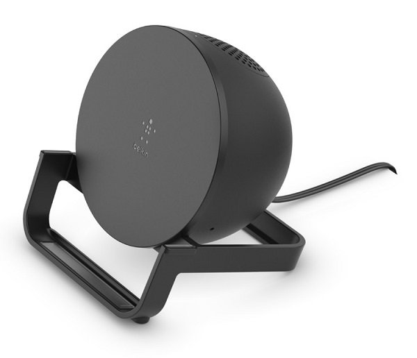 Belkin BoostUP Charge Wireless Charging Stand with Speaker - Black