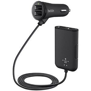 Belkin Road Rockstar Car Charger with 4 Port Extension Hub