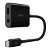 Belkin Rockstar 3.5mm Audio + USB-C Charge Adapter - Black