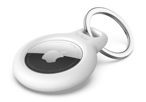 Belkin Secure Holder with Keyring for AirTag - White