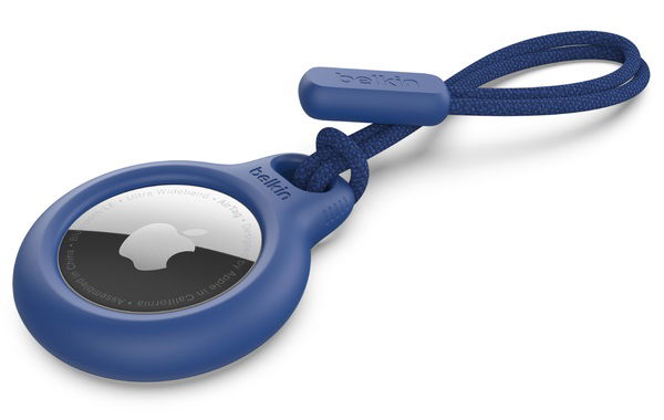 Belkin Secure Holder with Strap for AirTag - Blue