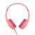 Belkin SoundForm Mini 3.5mm On-Ear Wired Stereo Headphones for Kids - Pink