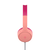 Belkin SoundForm Mini 3.5mm On-Ear Wired Stereo Headphones for Kids - Pink