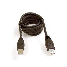 view Belkin 1.8m USB 2.0 Type A Male to Type A Female Extension Cable - Black