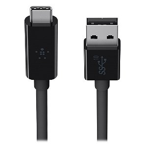 Belkin 1M USB 3.1 USB-C to USB-A Charge & Sync Cable - Black