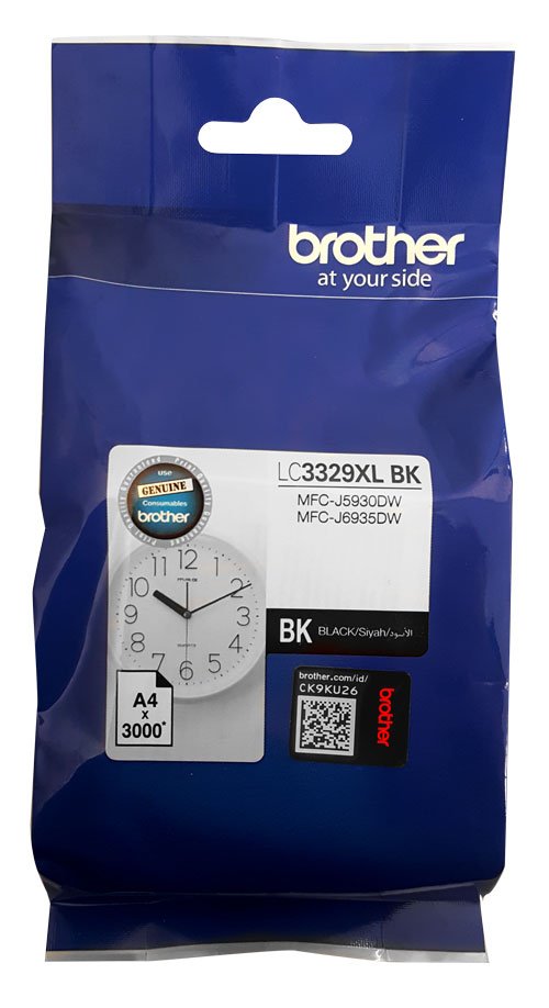 Brother LC3329XLBK Black High Yield Ink Cartridge