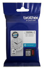 view Brother LC3329XLC Cyan High Yield Ink Cartridge