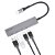 Bonelk Long-Life 4-in-1 USB-C Multiport Slim Hub - Space Grey