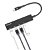 Bonelk Long-Life USB-C to 4 Port USB-C 3.0 Slim Hub - Black