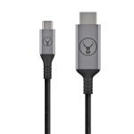 Bonelk Long Life 1.5m USB-C to HDMI Cable - Black/Space Grey