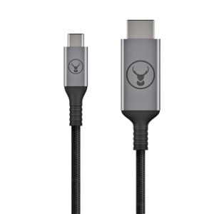 Bonelk Long Life 1.5m USB-C to HDMI Cable - Black/Space Grey