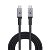 Bonelk Long-Life 2m USB-C Male to USB-C Male Cable - Black