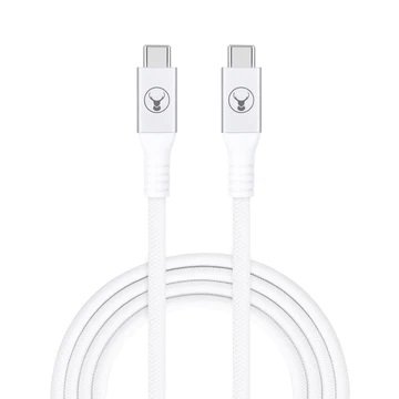 Bonelk Long-Life 2m USB-C Male to USB-C Male Cable - White