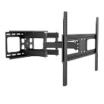 Bracom Economy Solid Articulating Wall Mount Bracket for 37-70 Inch Curved & Flat Panel TVs or Monitors - Up to 50kg