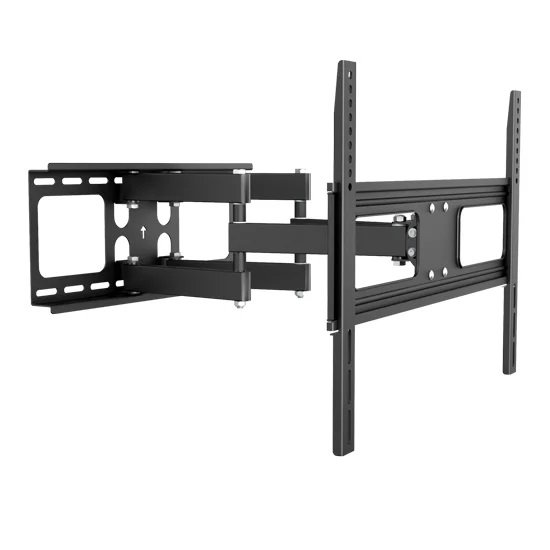 Bracom Economy Solid Articulating Wall Mount Bracket for 37-70 Inch Curved & Flat Panel TVs or Monitors - Up to 50kg