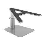 Bracom Adjustable Laptop Riser - Silver