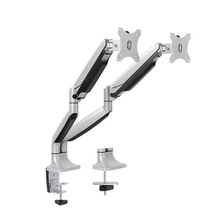 view Bracom Dual Aluminum Arm Desk Mount Bracket for 13 - 32 Inch Curved & Flat Panel TVs or Monitors - Up to 9Kg