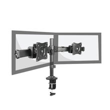 view Bracom Dual Desk Mount Bracket for 17-32 Inch Flat Panel TVs or Monitors - Up to 8kg