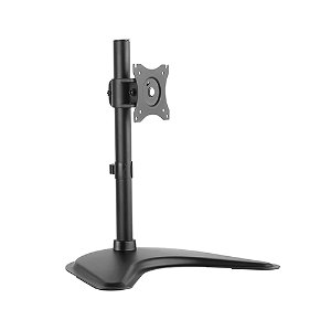 Bracom Essential Single Desk Stand for 13 - 27 Inch Flat Panel TVs or Monitors - Up to 10Kg