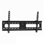 Bracom Single Tilting Wall Mount Bracket for 37-70 Inch Curved & Flat Panel TVs or Monitors - Up to 75Kg