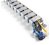 Brateck 1.3m Deluxe Cable Management Spine with Metal Base - Silver