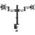 Brateck Aluminum Dual Monitor Desk Mount Bracket for 17-32 Inch Flat Panel TVs or Monitors - Up to 8kg per arm