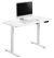 Brateck Compact Desktop Single Motor Electric Sit-Stand Desk - White