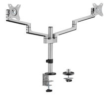 view Brateck Dual Arm Premium Articulating Monitor Desk Mount - For 17”-32” Monitors