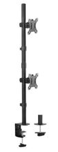 view Brateck Dual Vertical Monitor Desk Mount for 13 - 32 Inch Monitors - Black