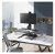 Brateck DWS19-T01 Electric Sit-Stand Desk Converter with Single Monitor Mount
