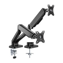 view Brateck Elegant Dual Counterbalance Desk Stand for 13-27 Inch Flat Panel TVs or Monitors - Up to 6.5kg