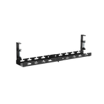 Brateck Extendable Clamp-On Under Desk Cable Management Tray - Matte Black