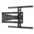 Brateck Full Motion Ultra-Slim Wall Mount Bracket for 43-90 Inch Curved & Flat Panel TVs or Monitors - Up to 50kgs