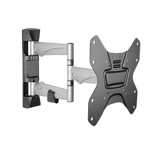 Brateck Full-Motion Wall Mount Bracket for 23-42 Inch Curved & Flat Panel TVs or Monitors - Up to 30kg