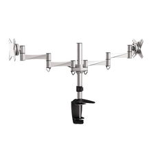view Brateck Elegant Aluminum Dual Desk Mount Bracket for 13-27 Inch Flat Panel TVs or Monitors - Up to 8kg per arm